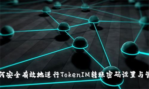 如何安全有效地进行TokenIM转账密码设置与管理