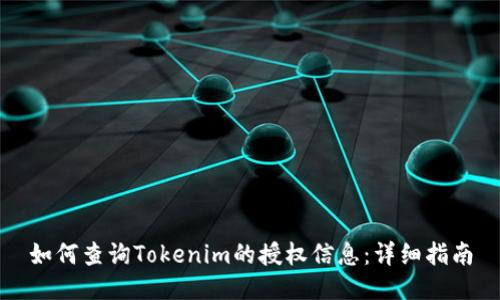 如何查询Tokenim的授权信息：详细指南