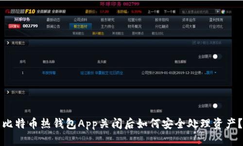 比特币热钱包App关闭后如何安全处理资产？