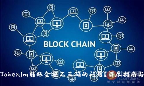 如何解决Tokenim转账金额不正确的问题？详尽指南与解决方案