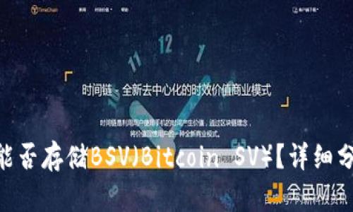 Tokenim钱包能否存储BSV（Bitcoin SV）？详细分析与用户指南