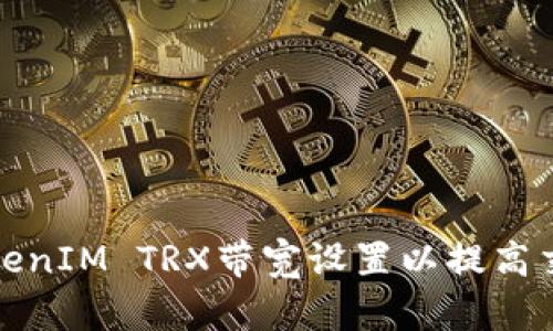 如何TokenIM TRX带宽设置以提高交易效率